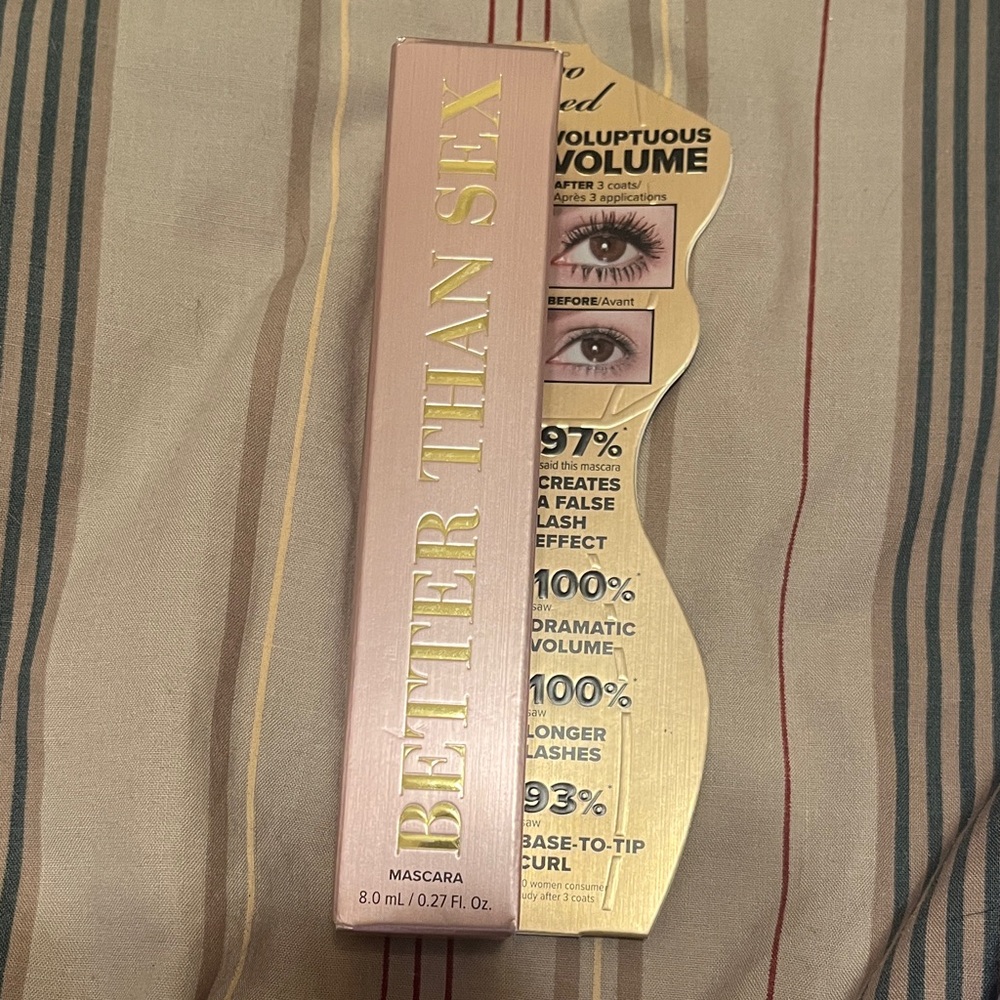 Too Faced Better Than Sex Mascara - Pink and Gold